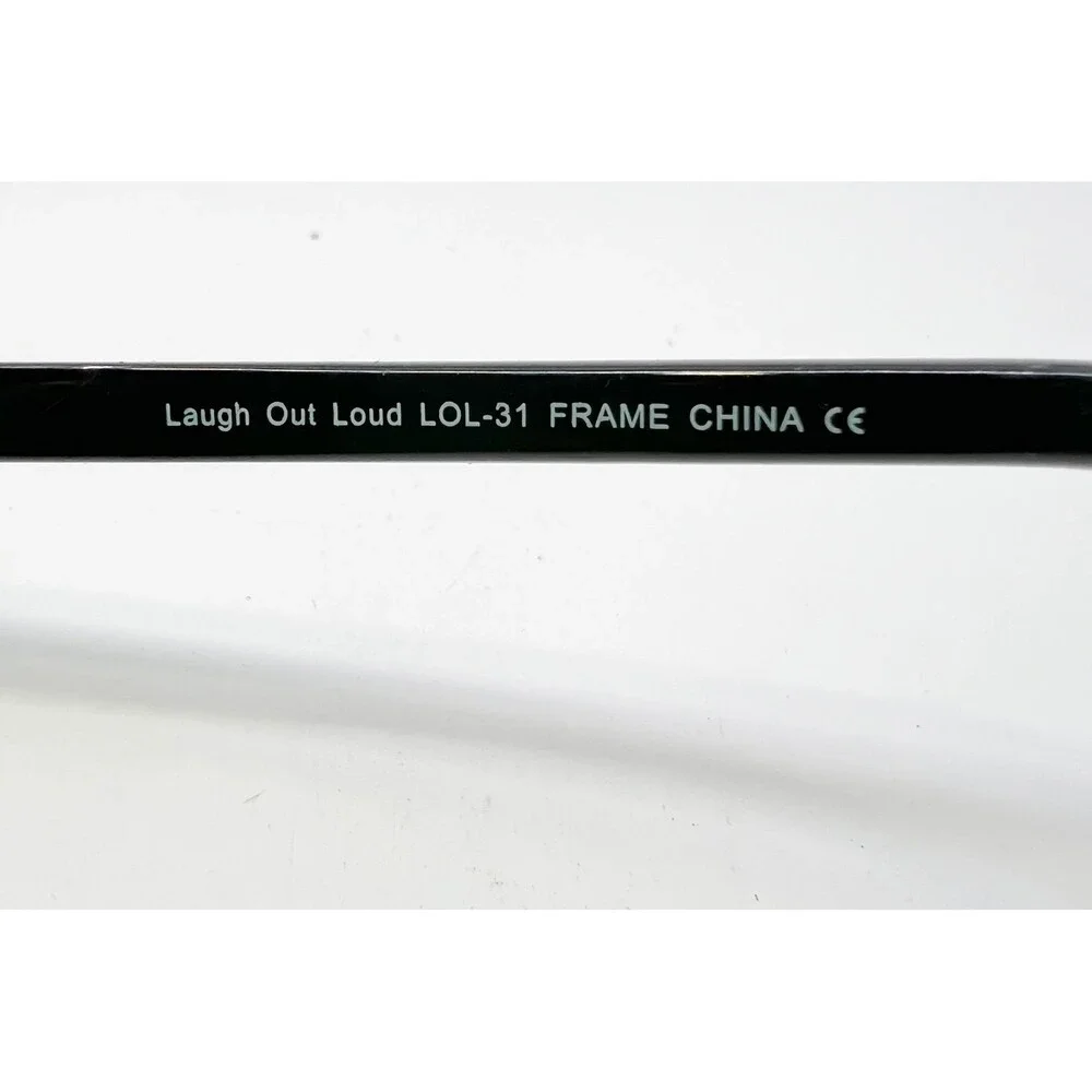 Laugh Out Loud Eyeglass Frames Kids Black Green LOL-31 47-15-130